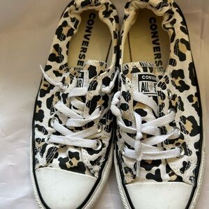 Converse woman Black and White Animal Print Sneakers